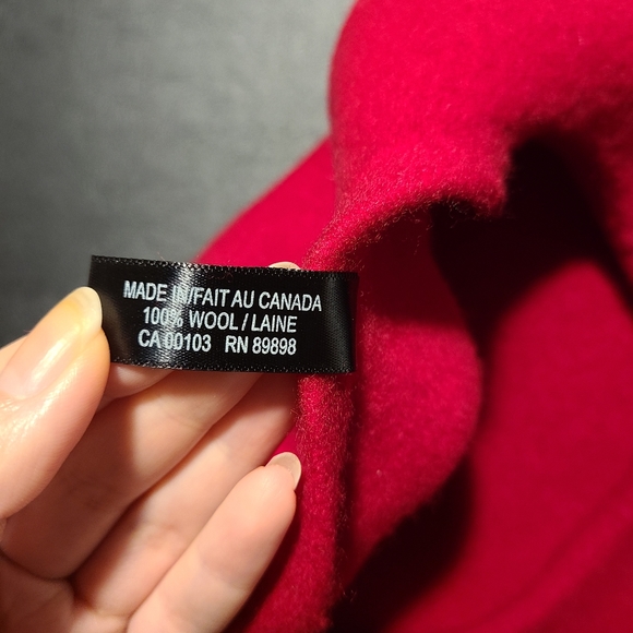 Parkhurst red wool beret - Picture 3 of 4